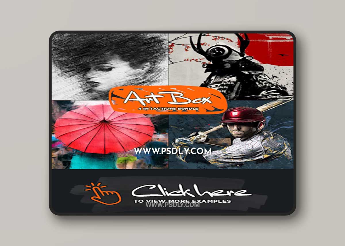 GraphicRiver - Art Box 4 in 1 Photoshop Actions Bundle 31476407