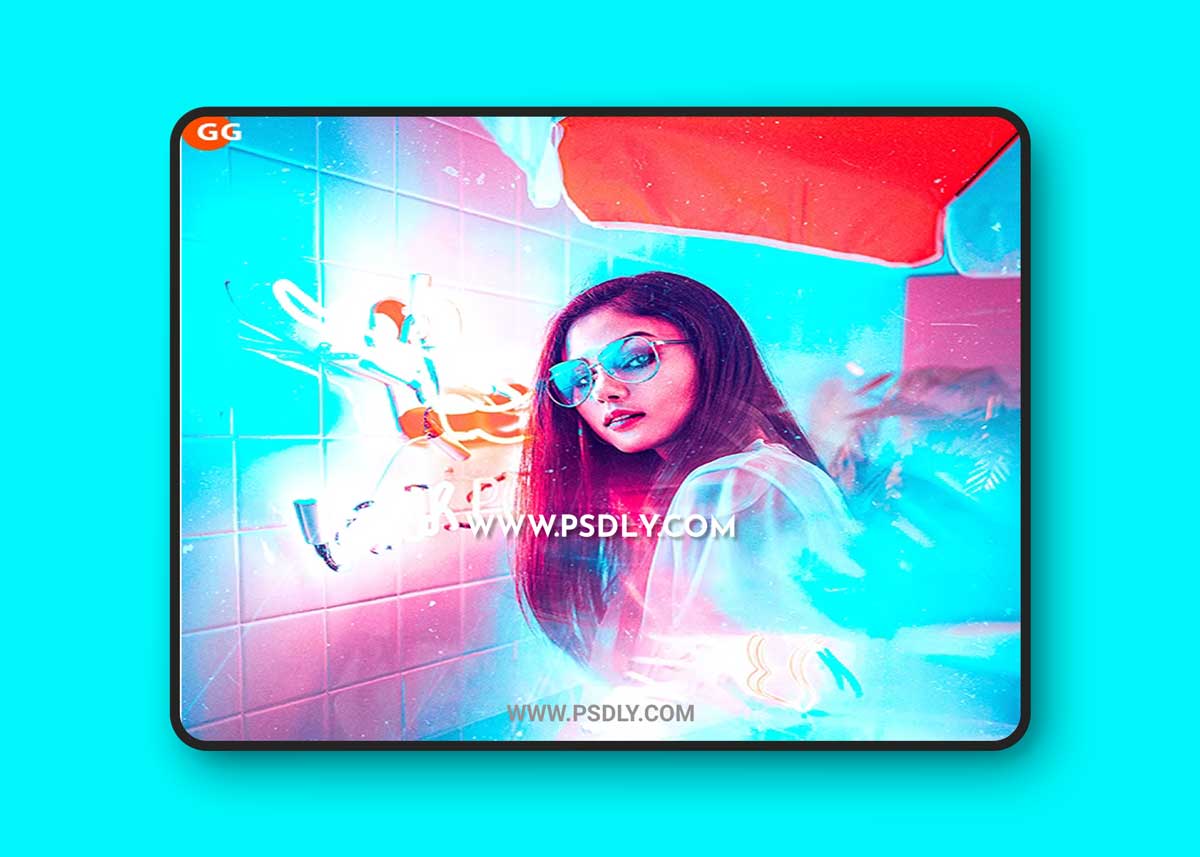 GraphicRiver - Cyberpunk Color Grade Photoshop Action 35403316