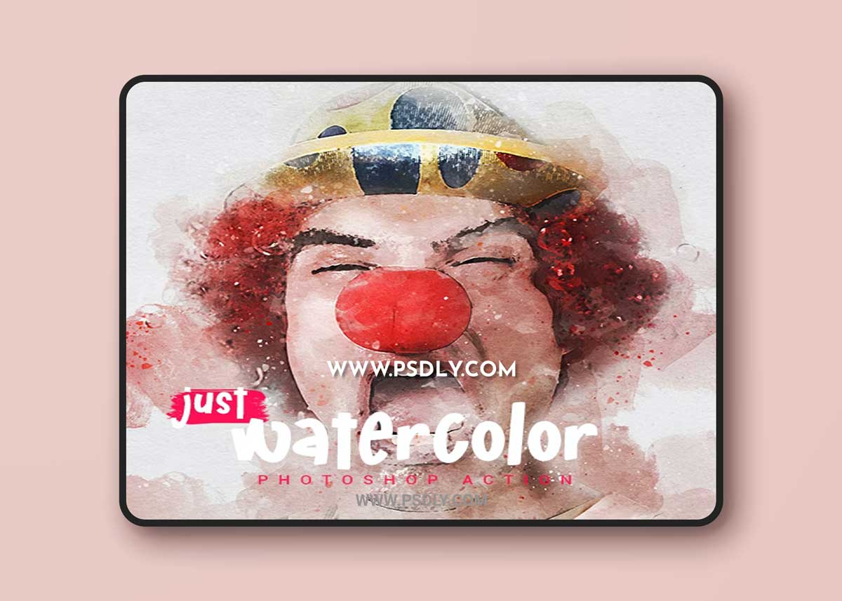 GraphicRiver - Just Watercolor - Photoshop Action 34148456