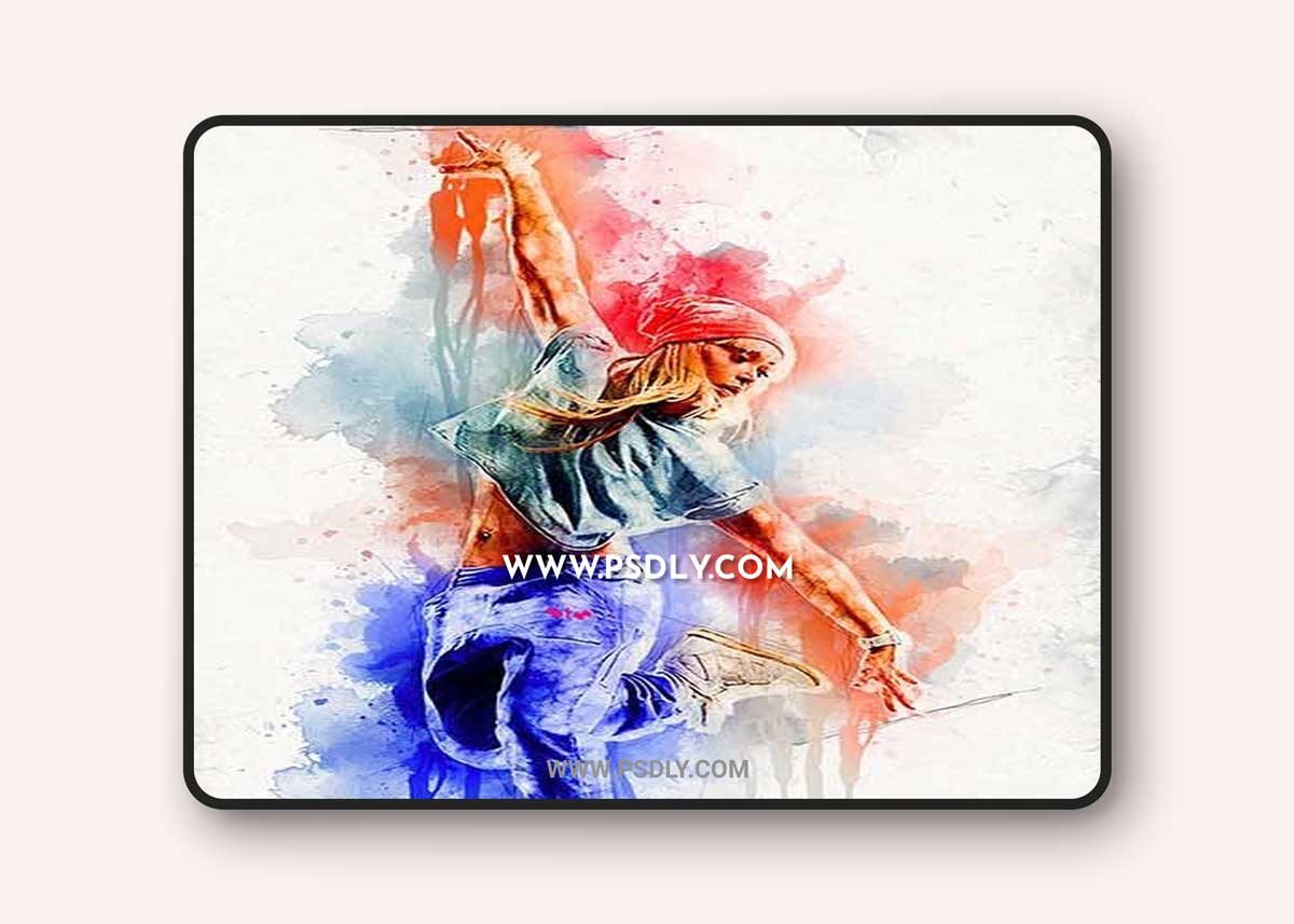 GraphicRiver - MixArt Watercolor Photoshop Action 34092103