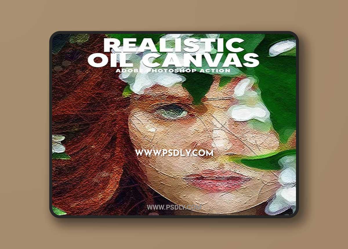 GraphicRiver - Real Oil Canvas Painting Action V.2 34327879