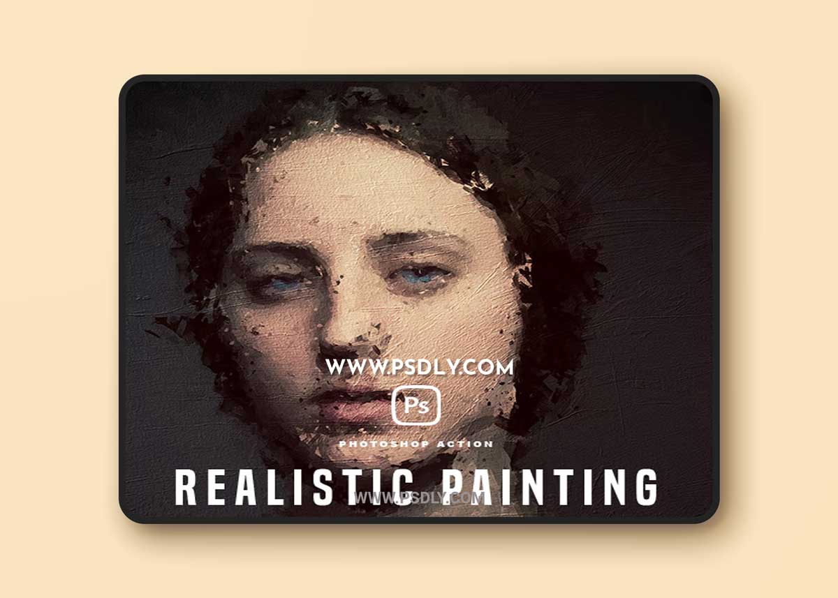 GraphicRiver - Realistic Painting Photoshop Action 35370364