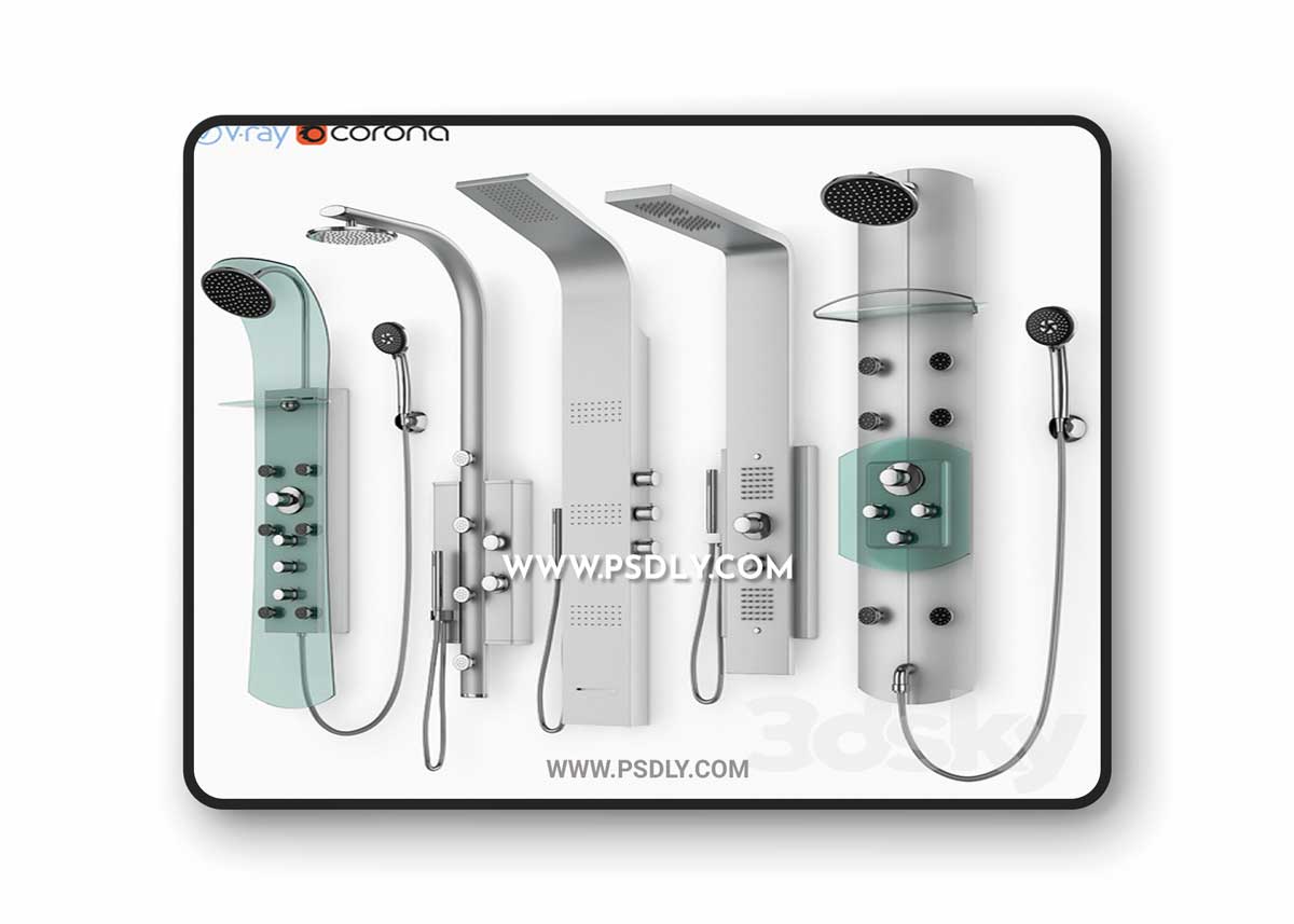 Hydromassage panels Ravak set 21