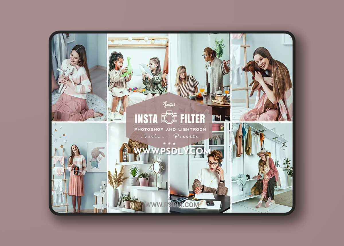 Insta Filter Family Photoshop & Lightroom Presets TSLEJYE