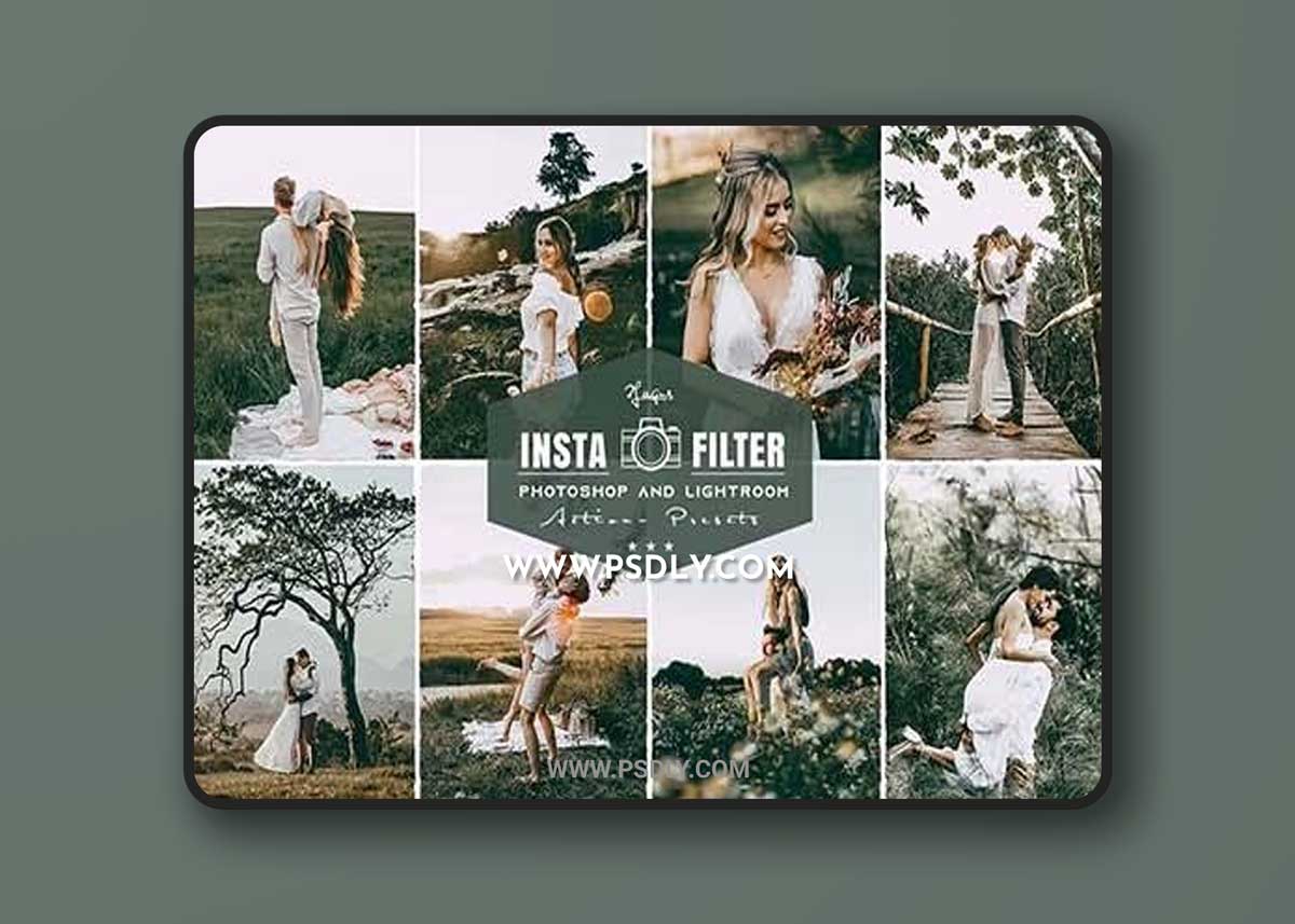 Insta Filter Moody Wedding Photoshop & Lightroom EL4ZEE2