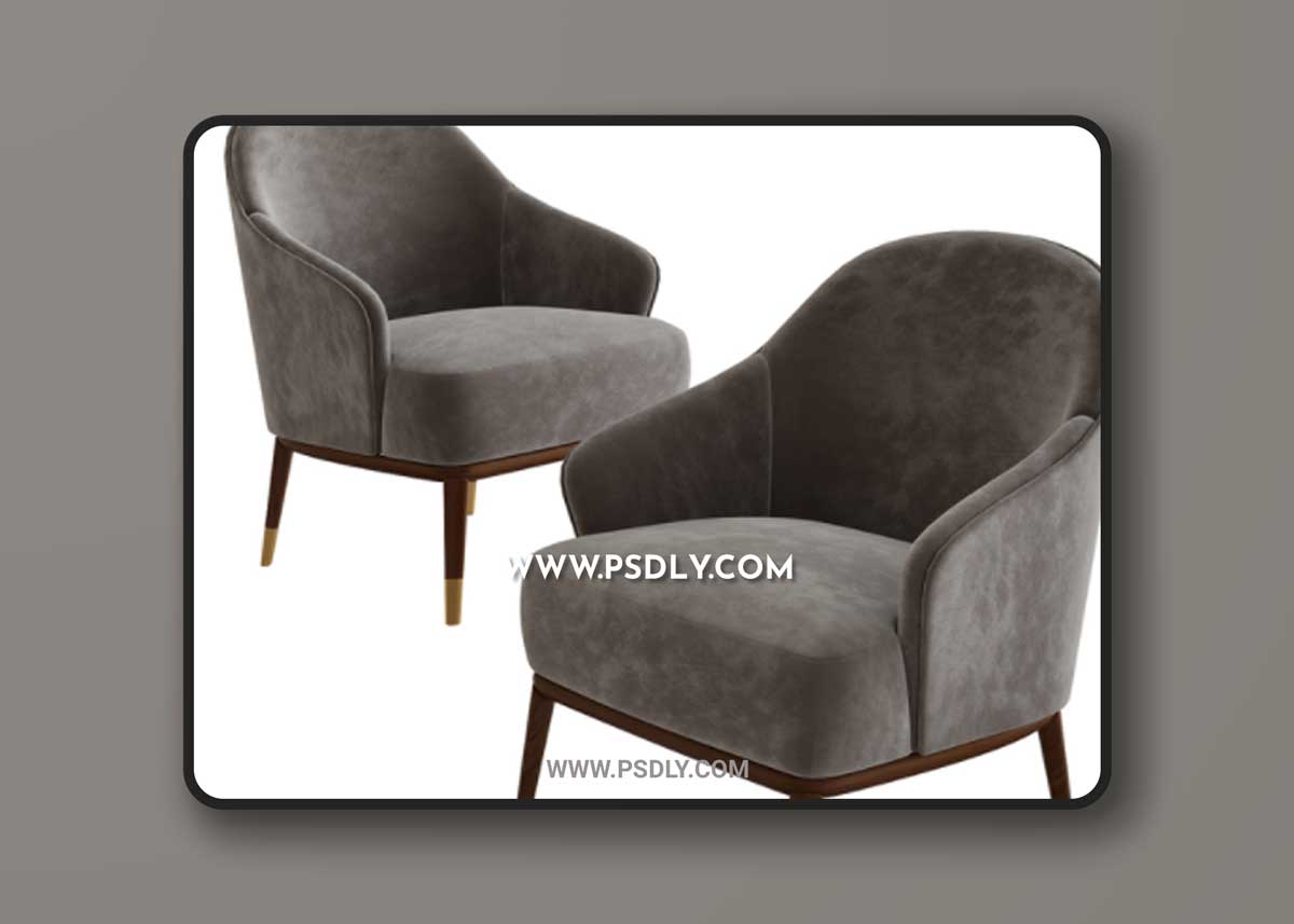 LESLIE ARMCHAIRS By Minotti 3D Models