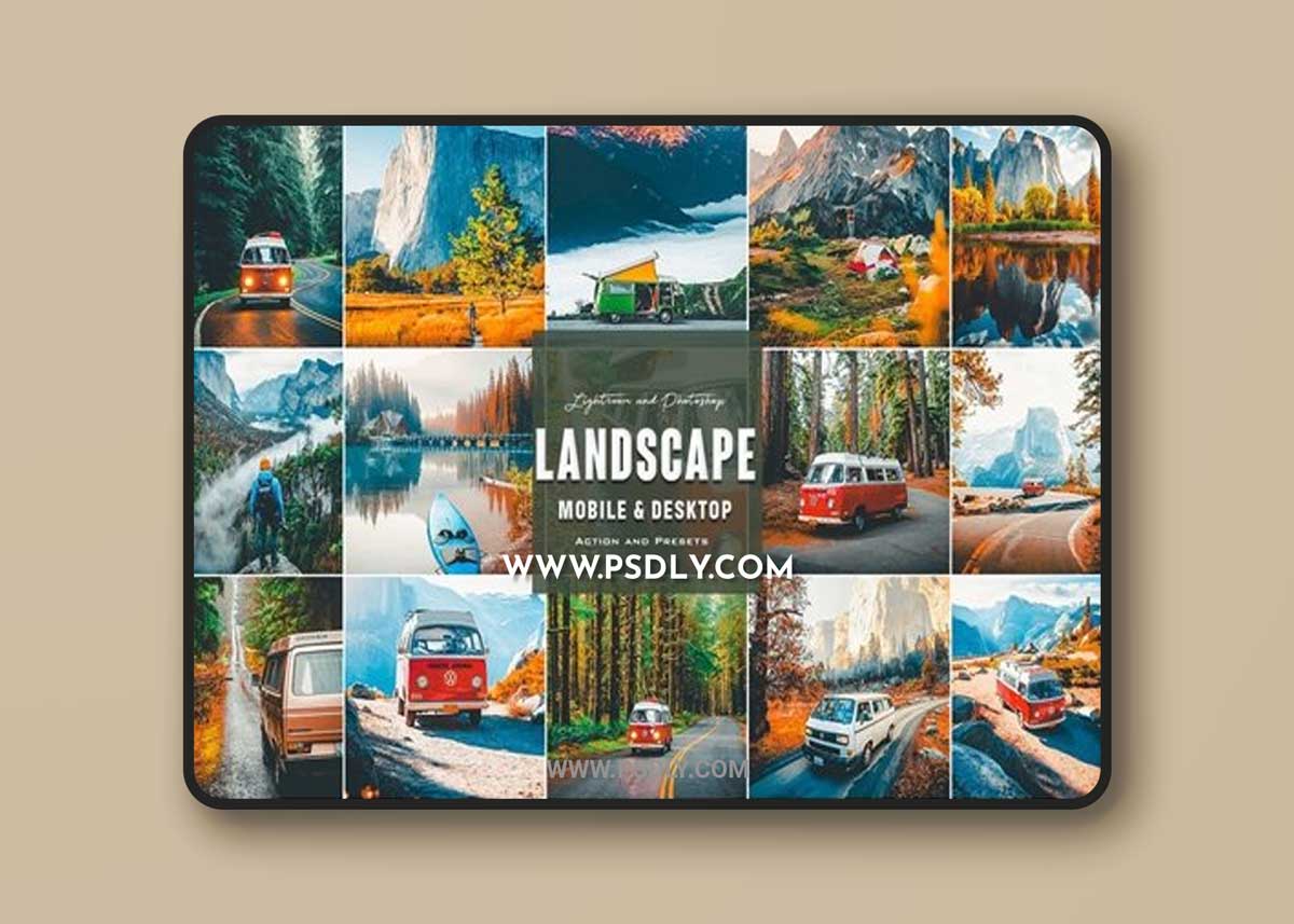 Lansdcape - Photoshop Actions & Lightroom Presets