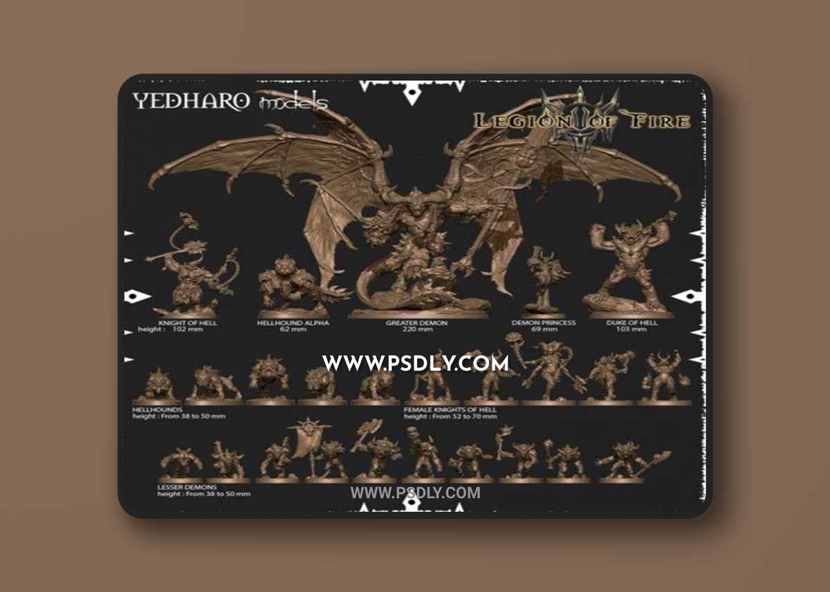 Legion of Fire 3D Model