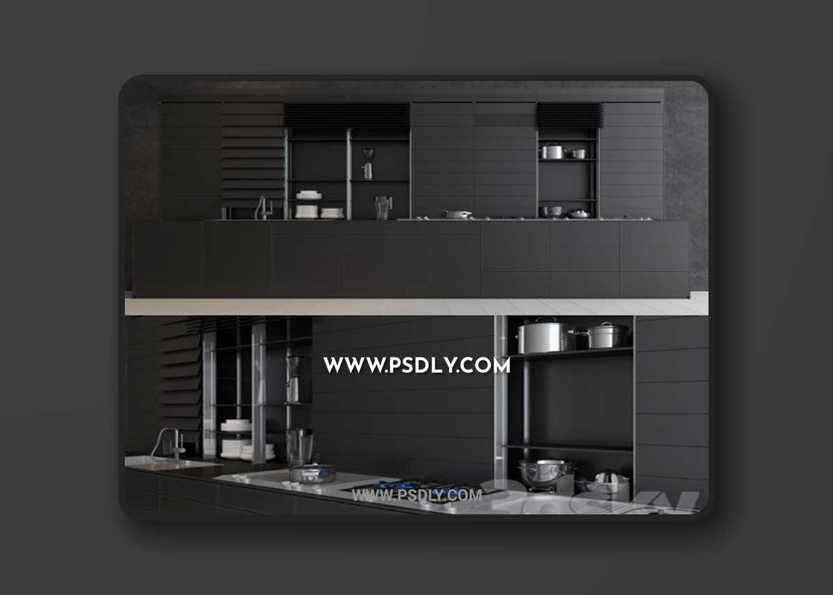 Leicht kitchen 3D Model