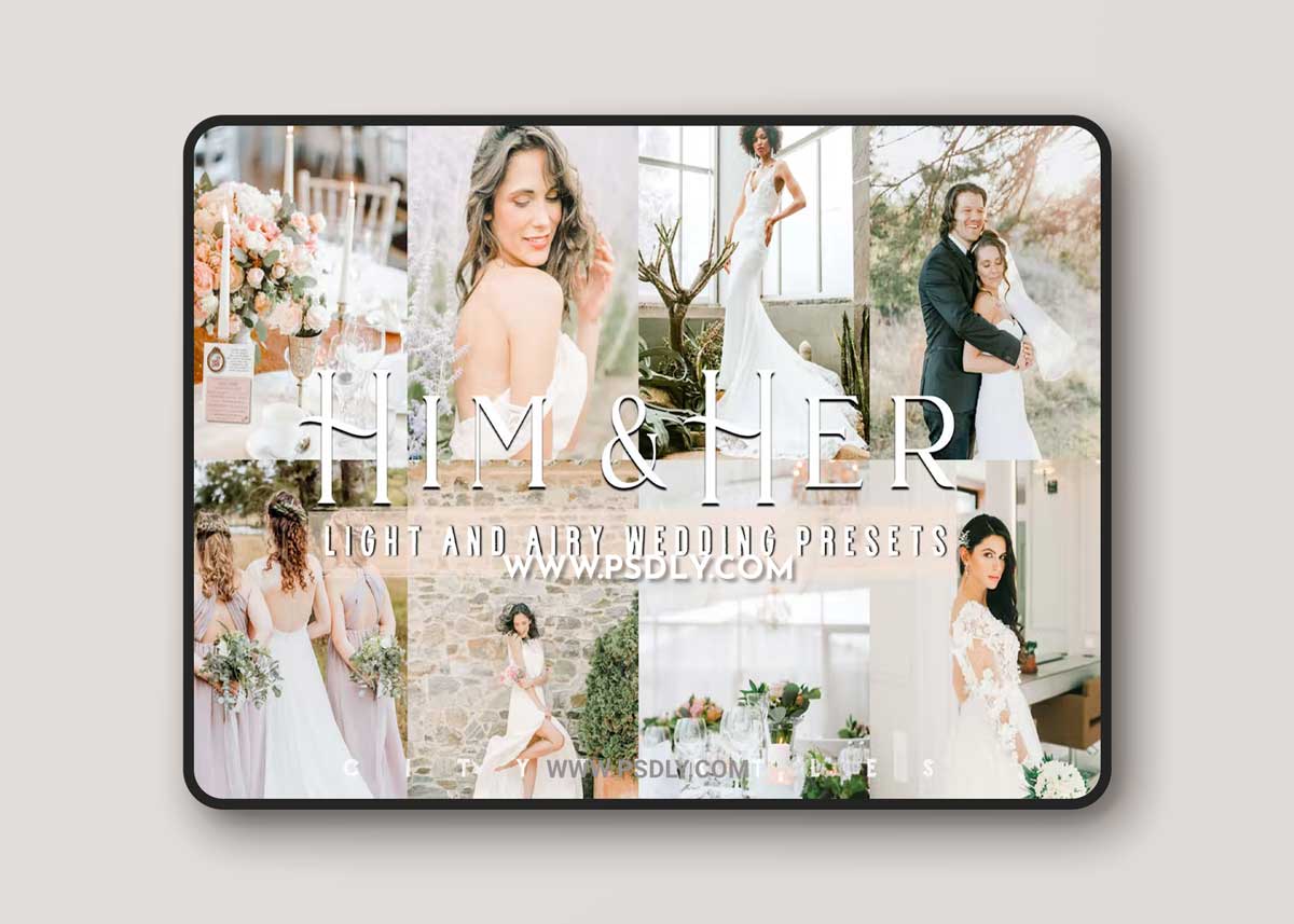 Light & Airy Wedding Lightroom Presets