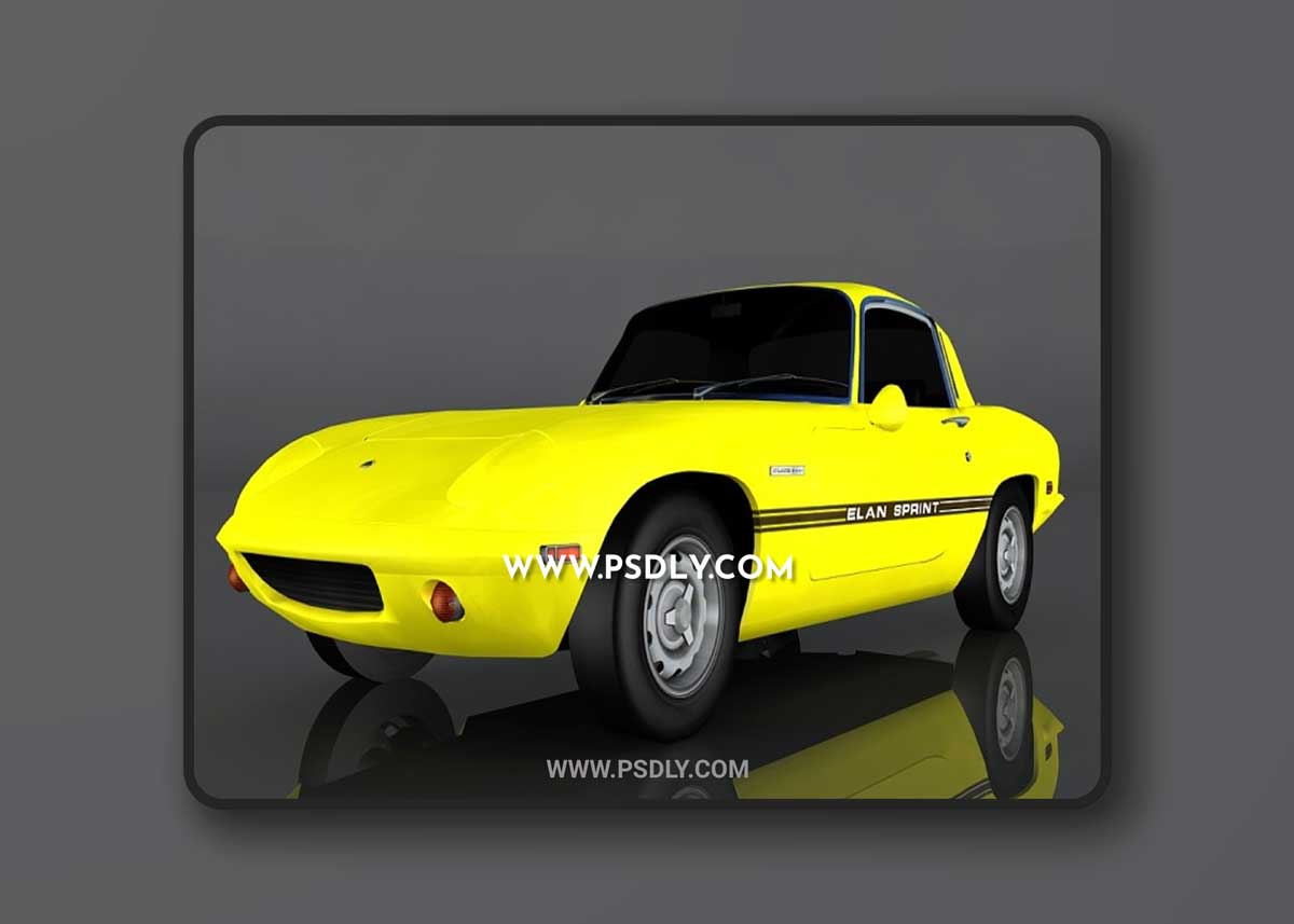 Lotus Elan Sprint 3D Model o93249