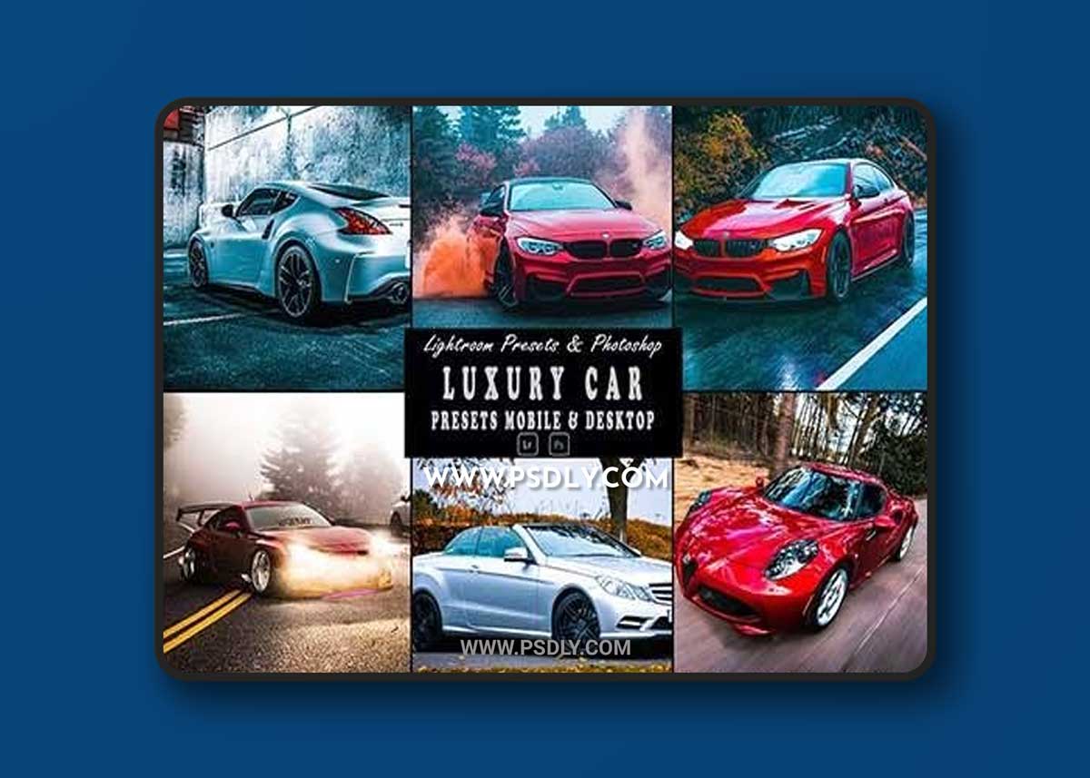 Luxury Car Photoshop Action & Lightrom Preset XEJAEMG