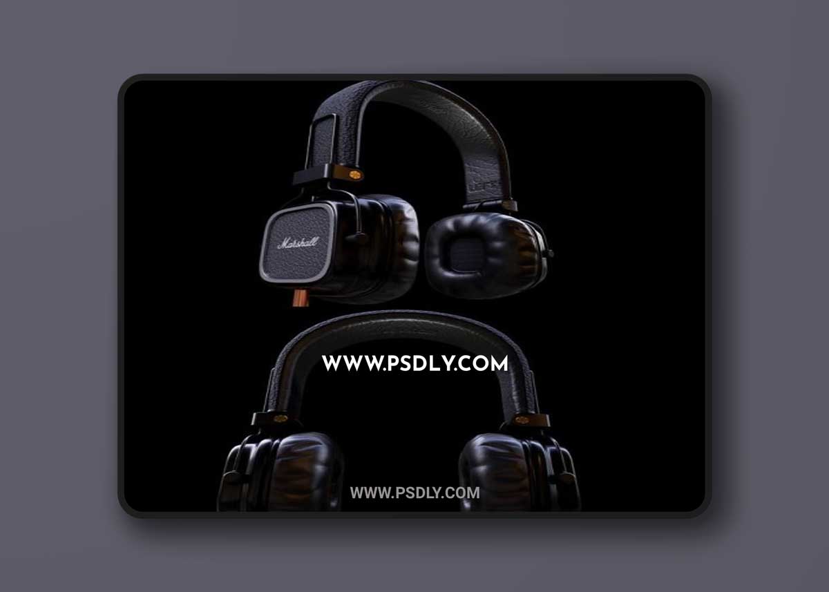 Marshall Headphone 3D Model