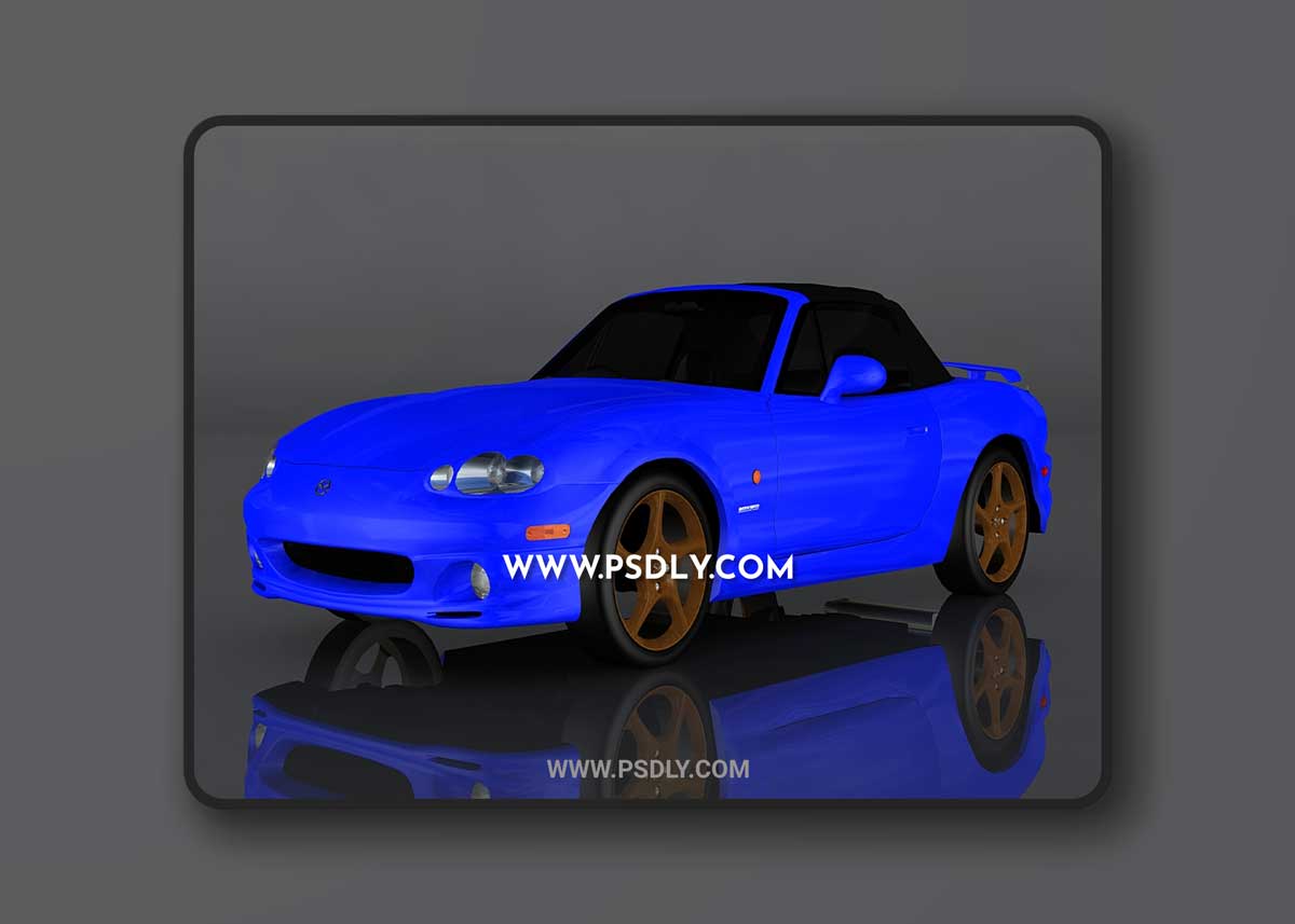 Mazda Roadster 2001 3d model Model o175641