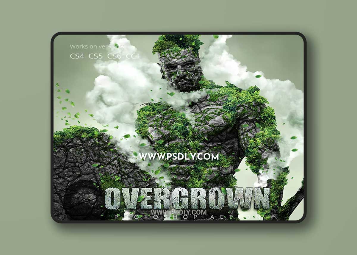 Overgrown Photoshop Action