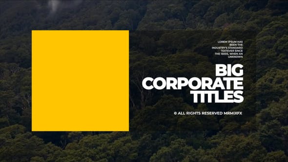 Videohive Big Titles 22165687