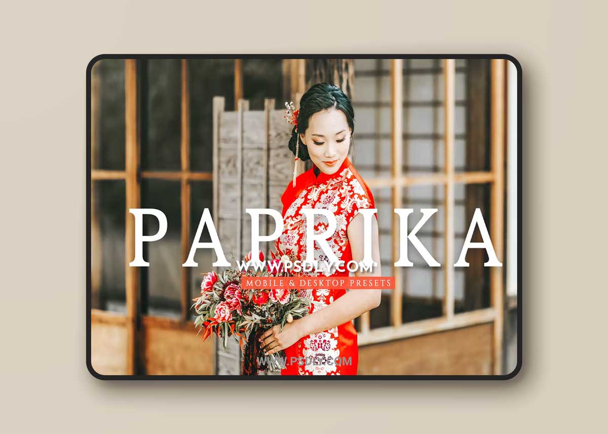 Paprika Mobile & Desktop Lightroom Presets V7WAB72