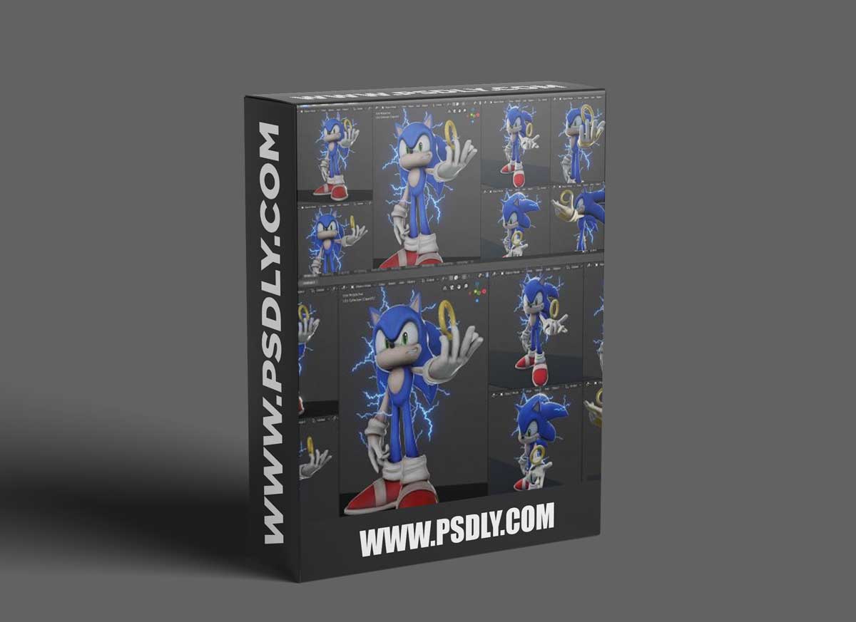 Patreon - Character Sculpt Sonic by YanSculpts