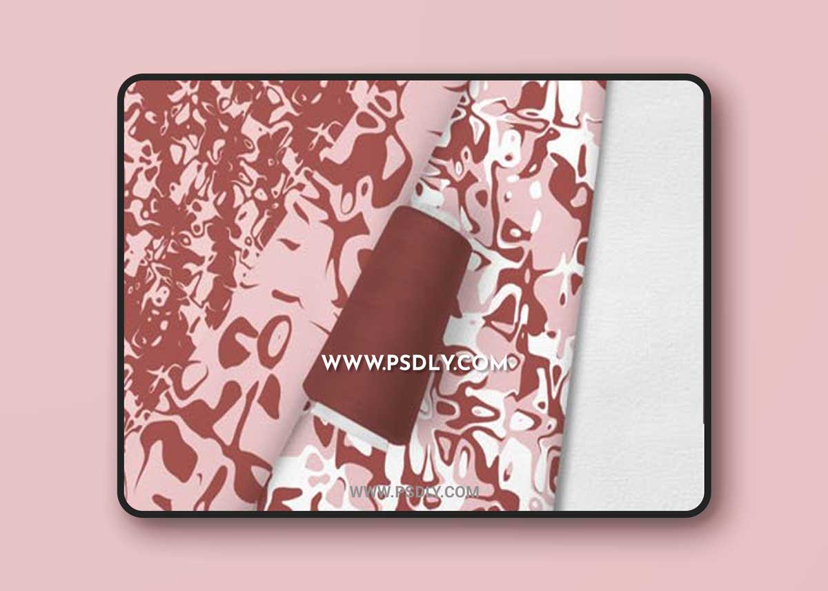 Abstract Organic Patterns PSD Template