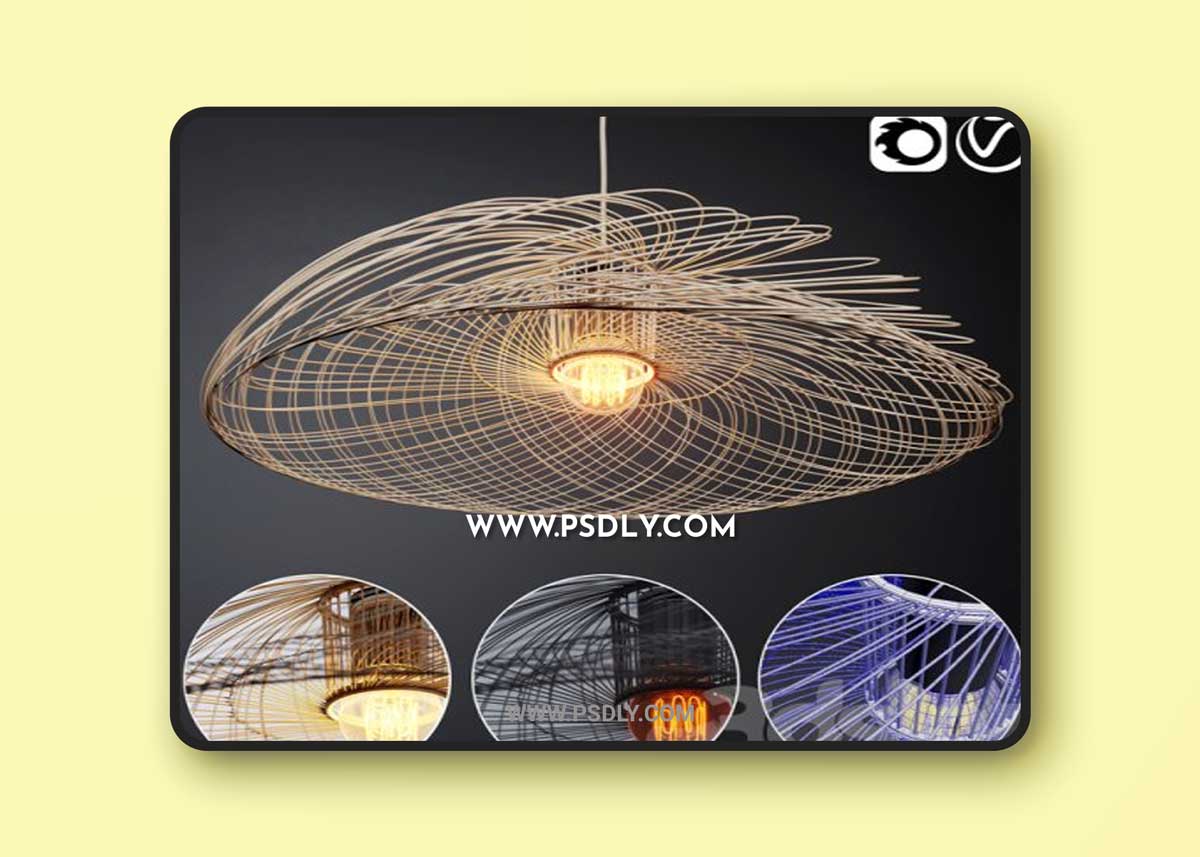 Pendant lamp _ PENDANT LIGHT _ FORESTIER 2 _ corona _ vray