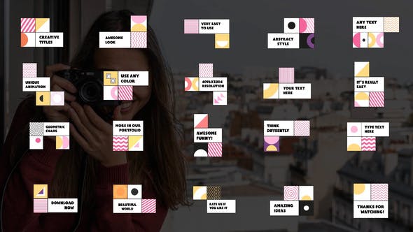 Videohive Abstract Titles for After Effects 35758073