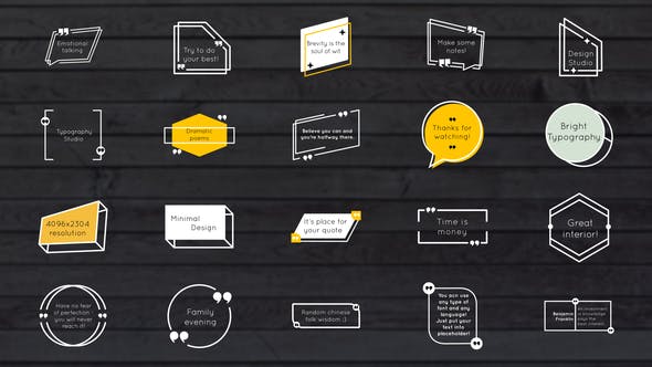 Videohive Minimal Modern Titles for After Effects 35711394