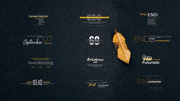 Videohive Titles | Landing Space V.4 35825200