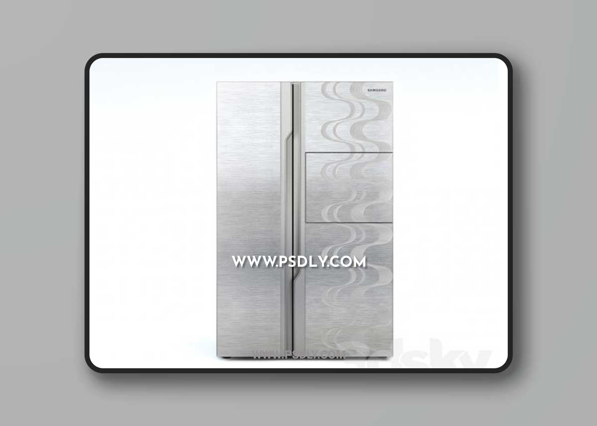 Refrigerator Samsung RS844CRPC5Hpro 3D Model