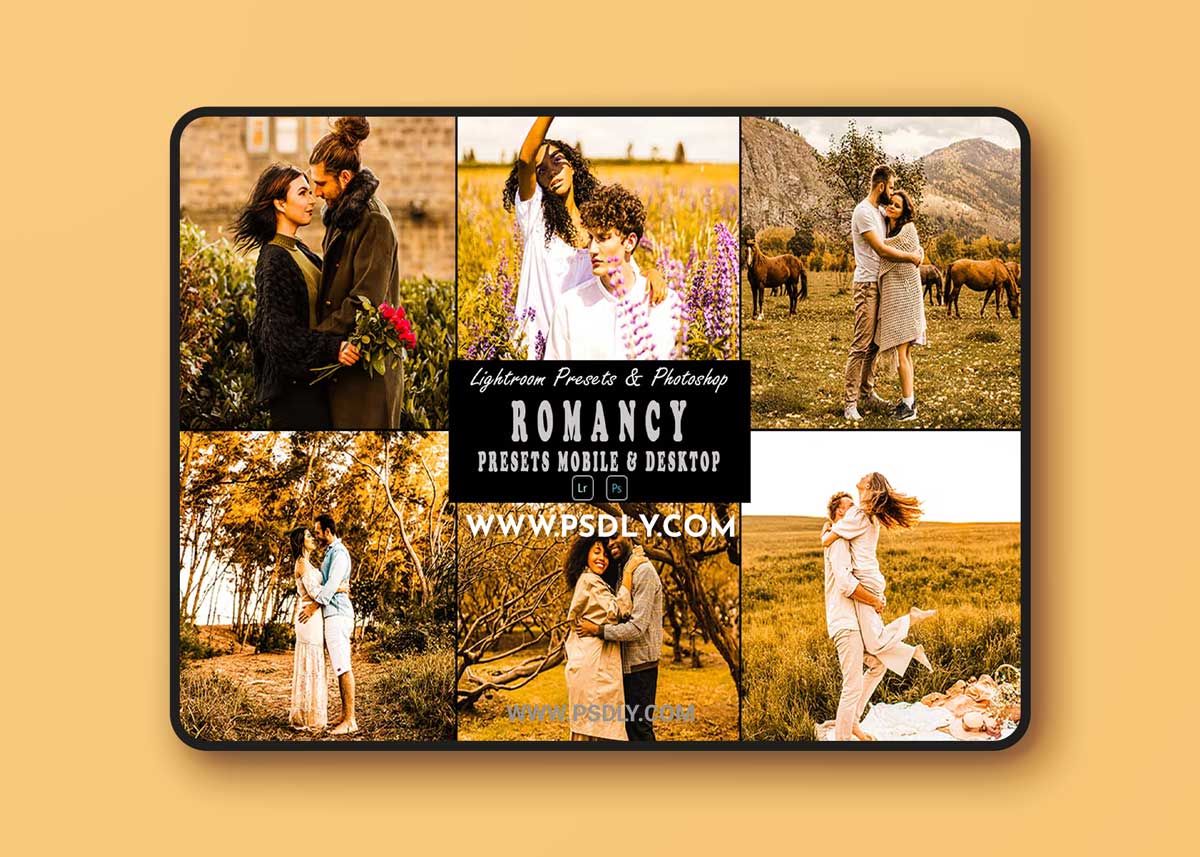 Romancy Tone Photoshop Action & Lightrom Presets