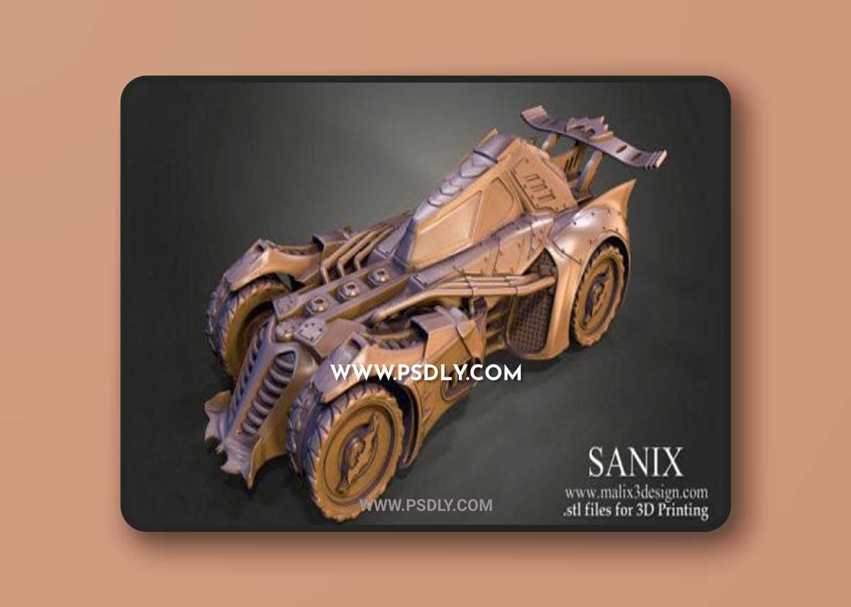 SANIX – Batmobile Batman 3D Model