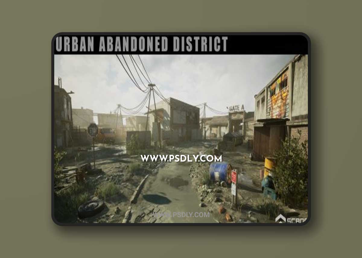 [SCANS] Urban Abandoned District - Day/Night Scene
