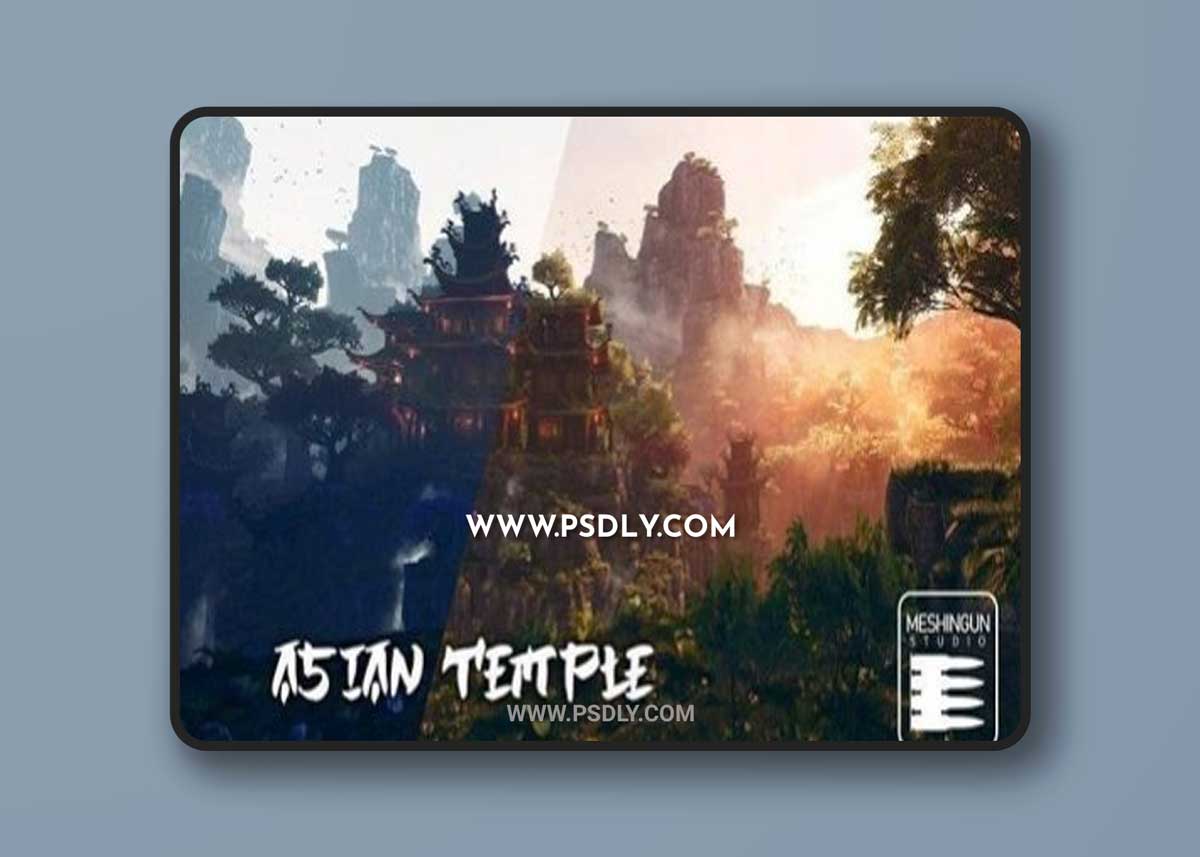 Unreal Engine – Asian Temple Pack by Meshingun Studio