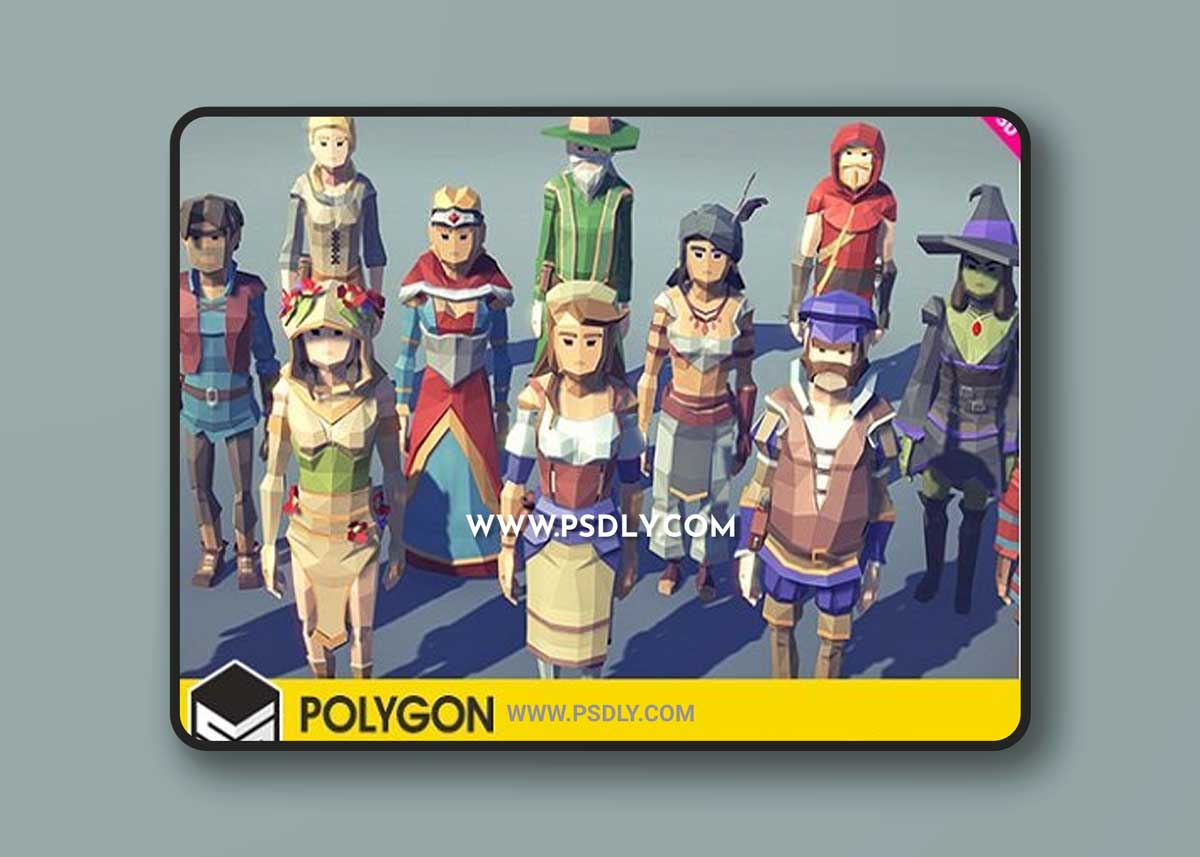 Unreal Engine – POLYGON - Fantasy Characters