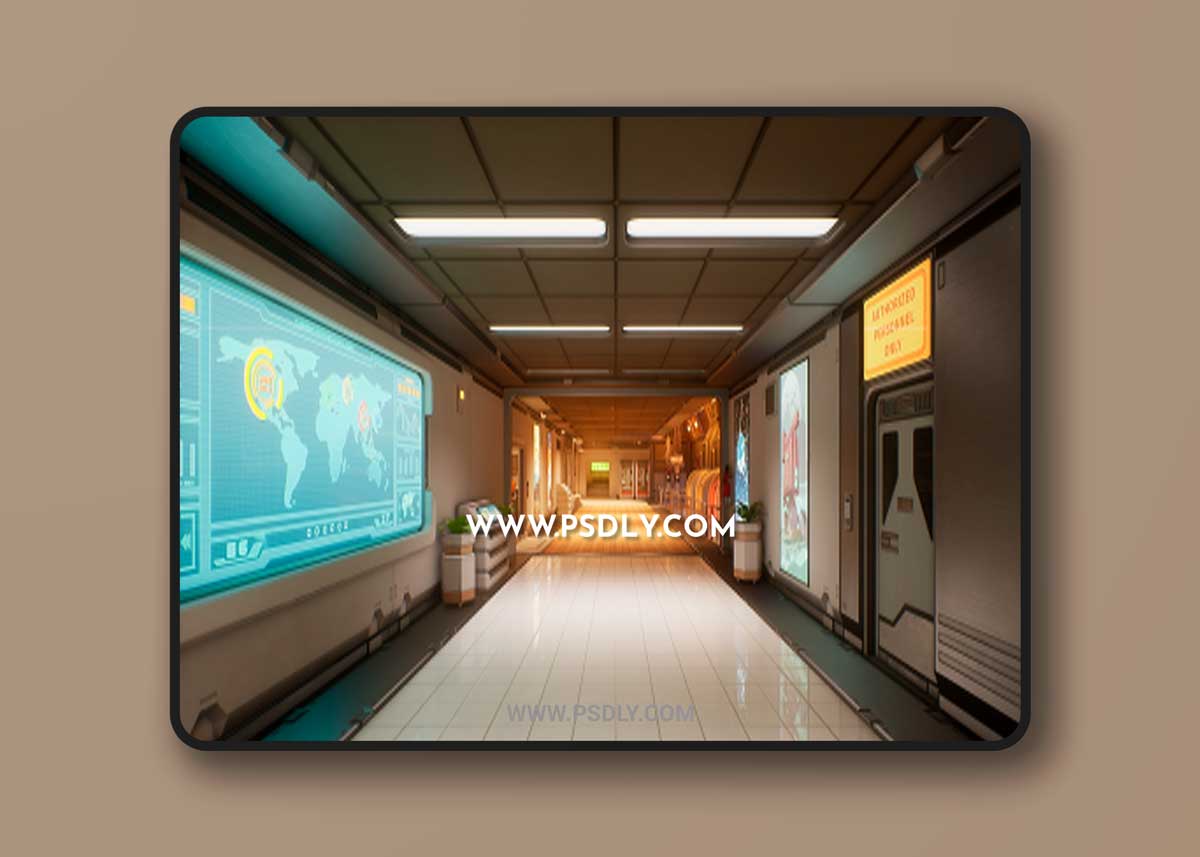 Unreal Engine – Station Bravo 3D Model