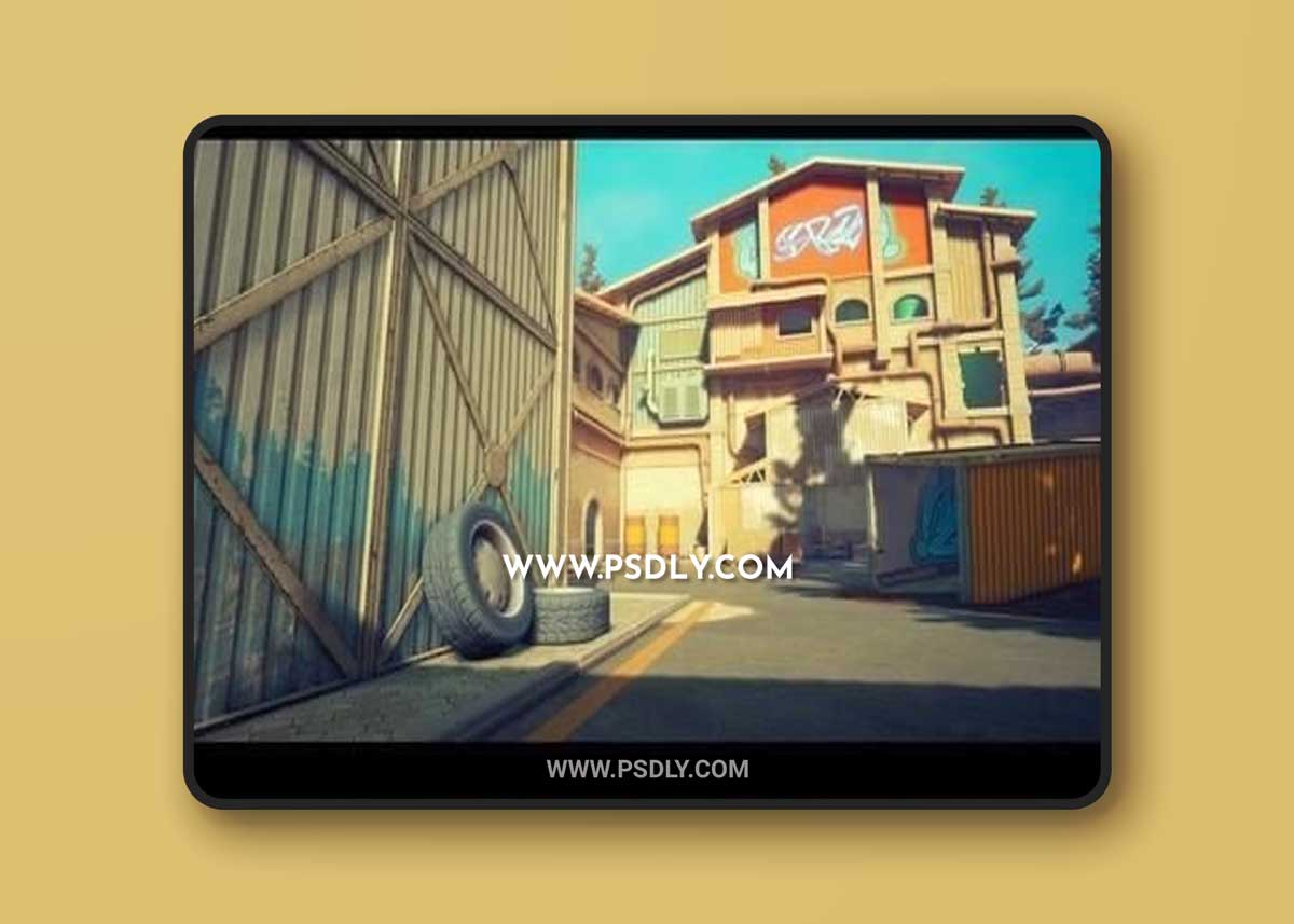 Unreal Engine – Stylized Industrial Area