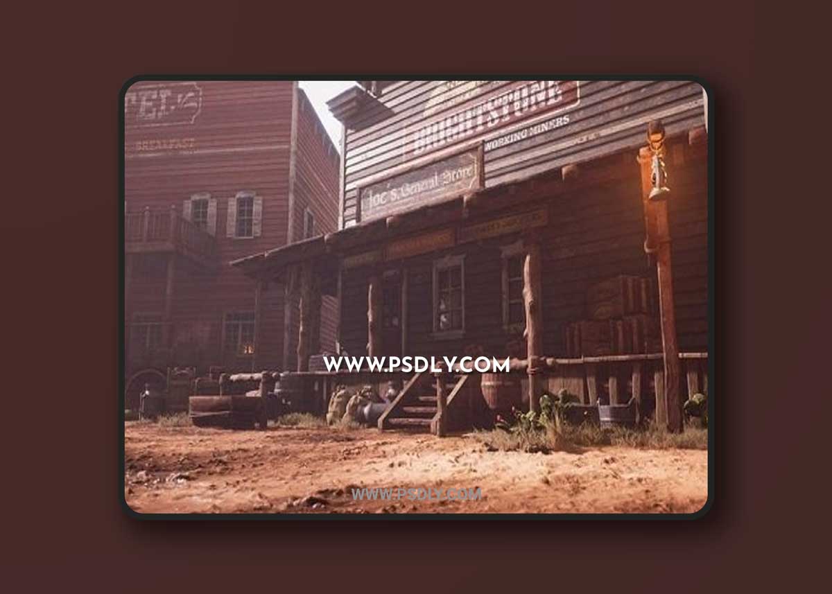 Unreal Engine – Western Desert Town