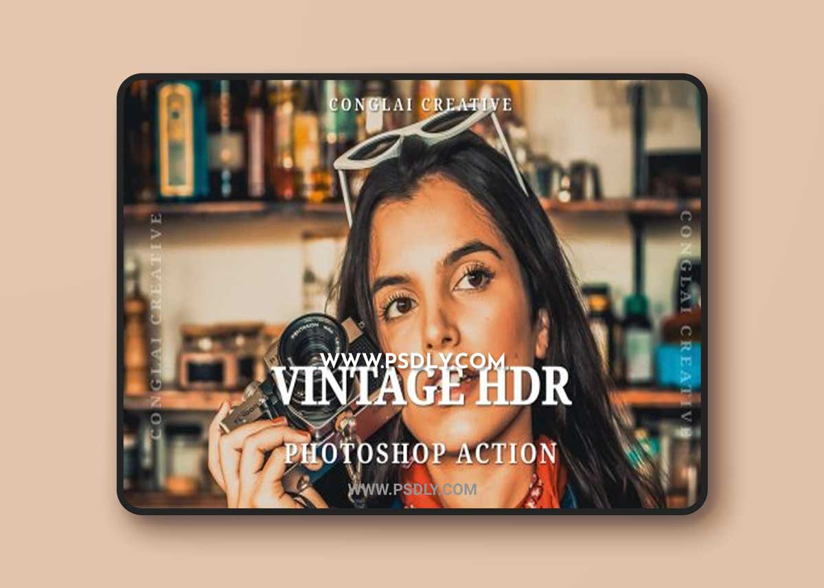 Vintage HDR - Photoshop Action