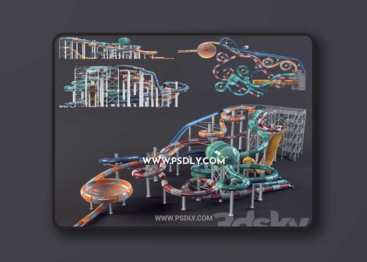 Water Amusement 3D Model