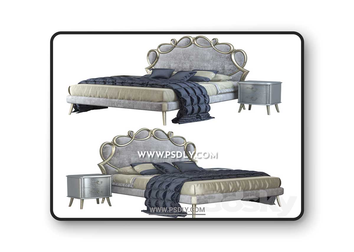 bed CorteZari Letti Matrimoniali PAPILLON