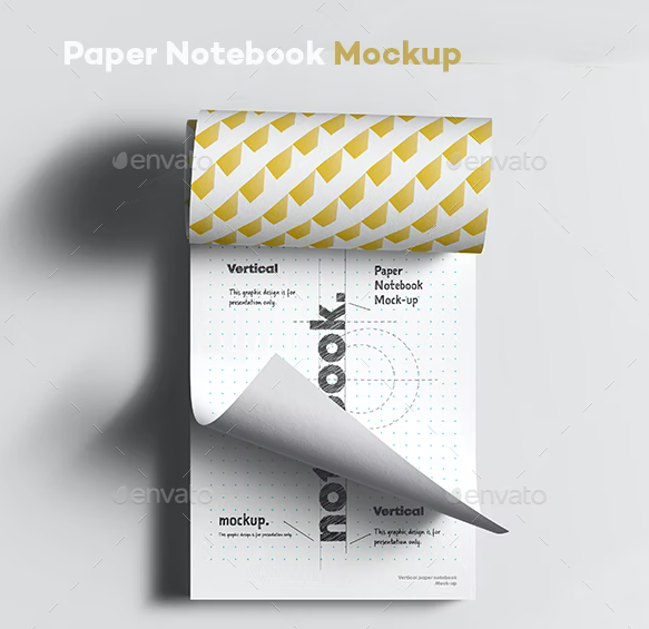 GraphicRiver - Paper Notebook Mock-up 35177314