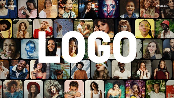 Videohive Mosaic Logo Opener 35621558