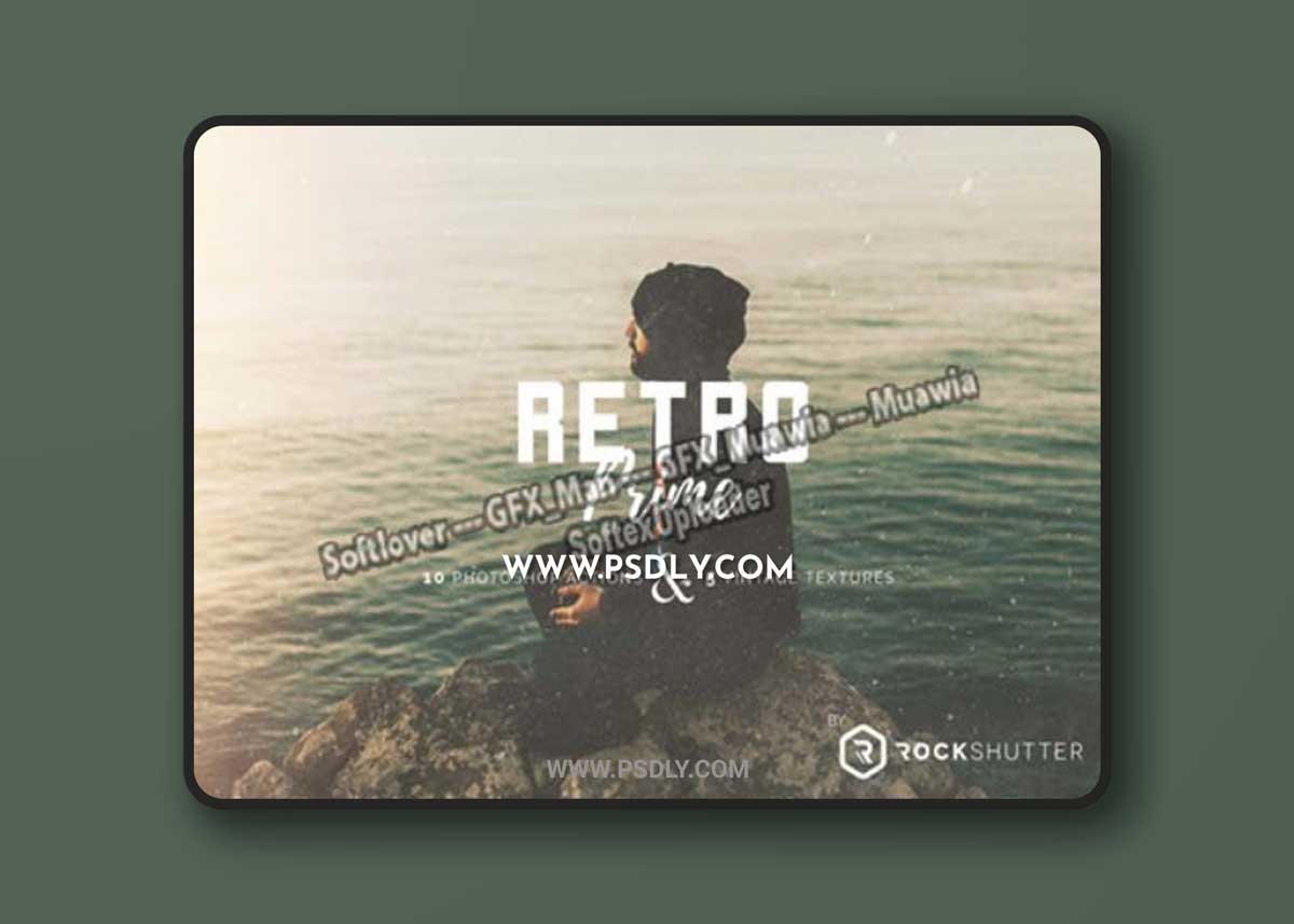 10 Retro Prime Photoshop Action & 5 Vintage Textures