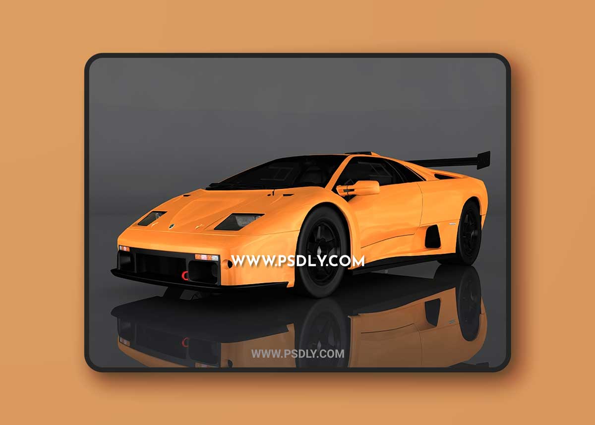 1999 Lamborghini Diablo GT 3D Model o82166