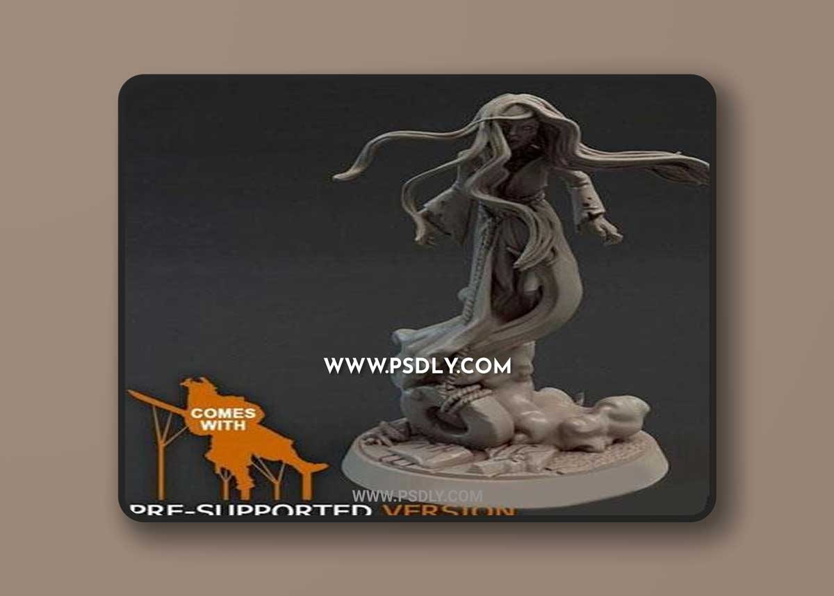 3D Models Yokai Otohime Hariti