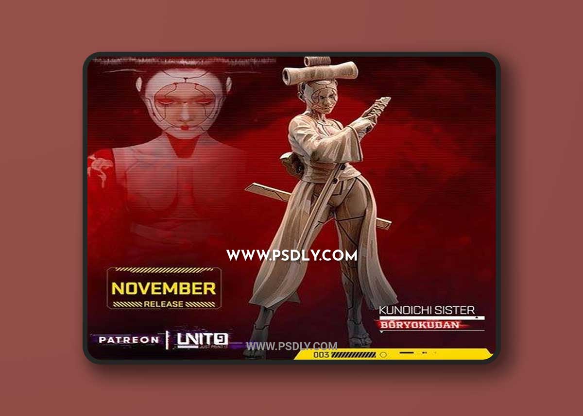 3D Print Models Unit9 - Kunoichi Sisters Kunoichi Sisters