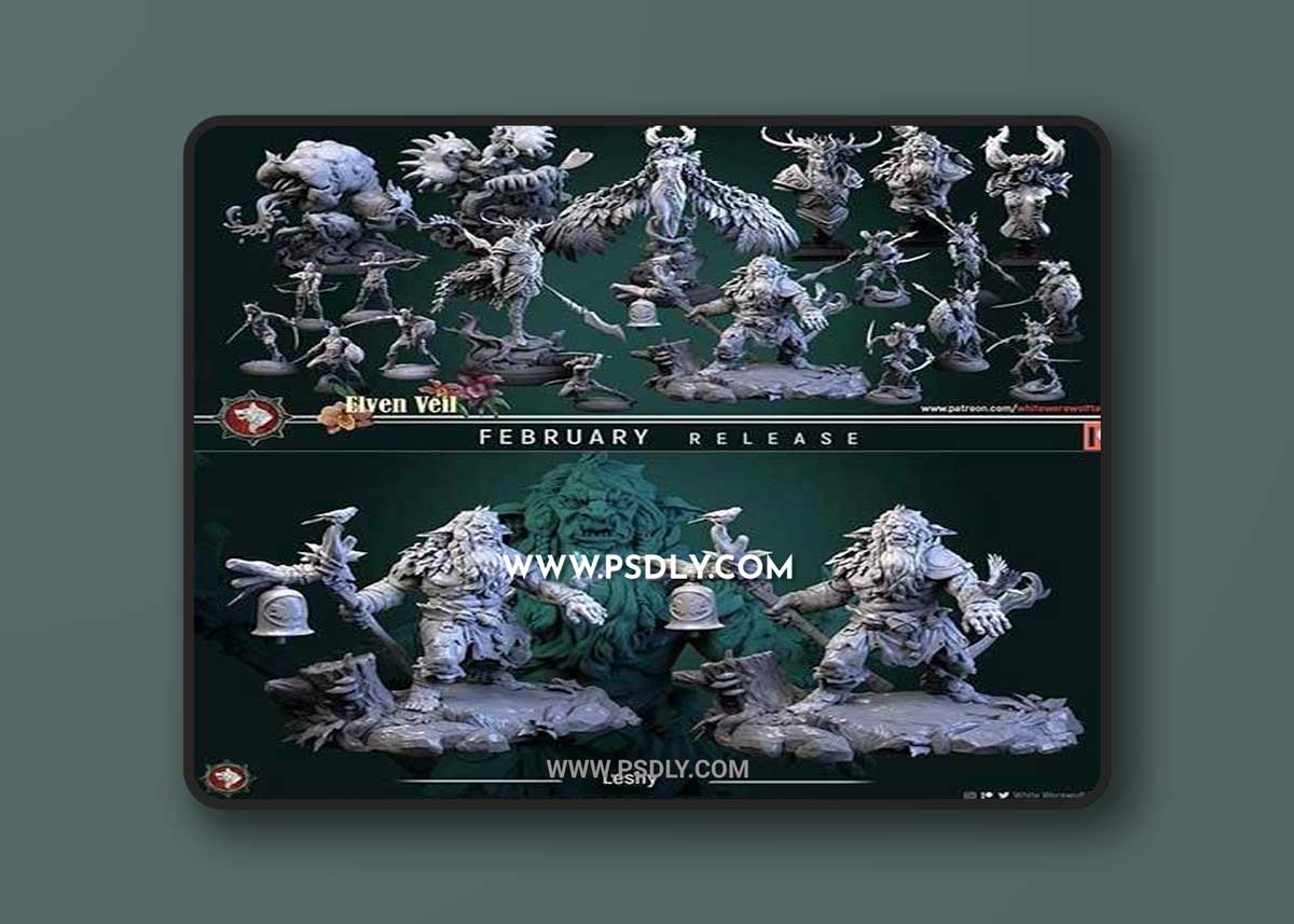 3D Print Models White Werewolf Tavern February 2022