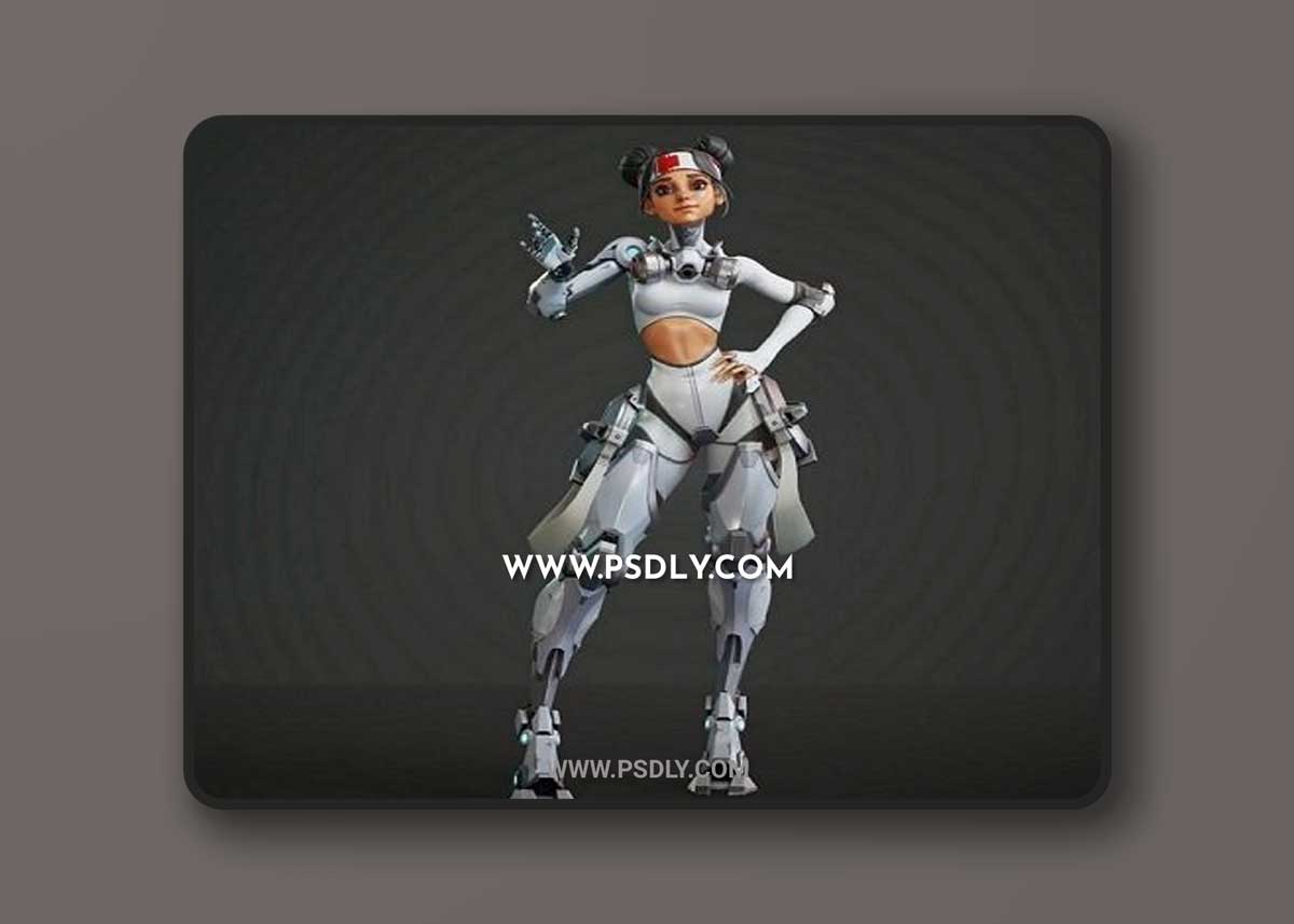 Asami Overwatch 3D Model