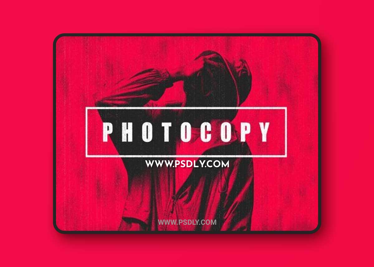 Bad Photocopy Photo Effect Mockup 394745684