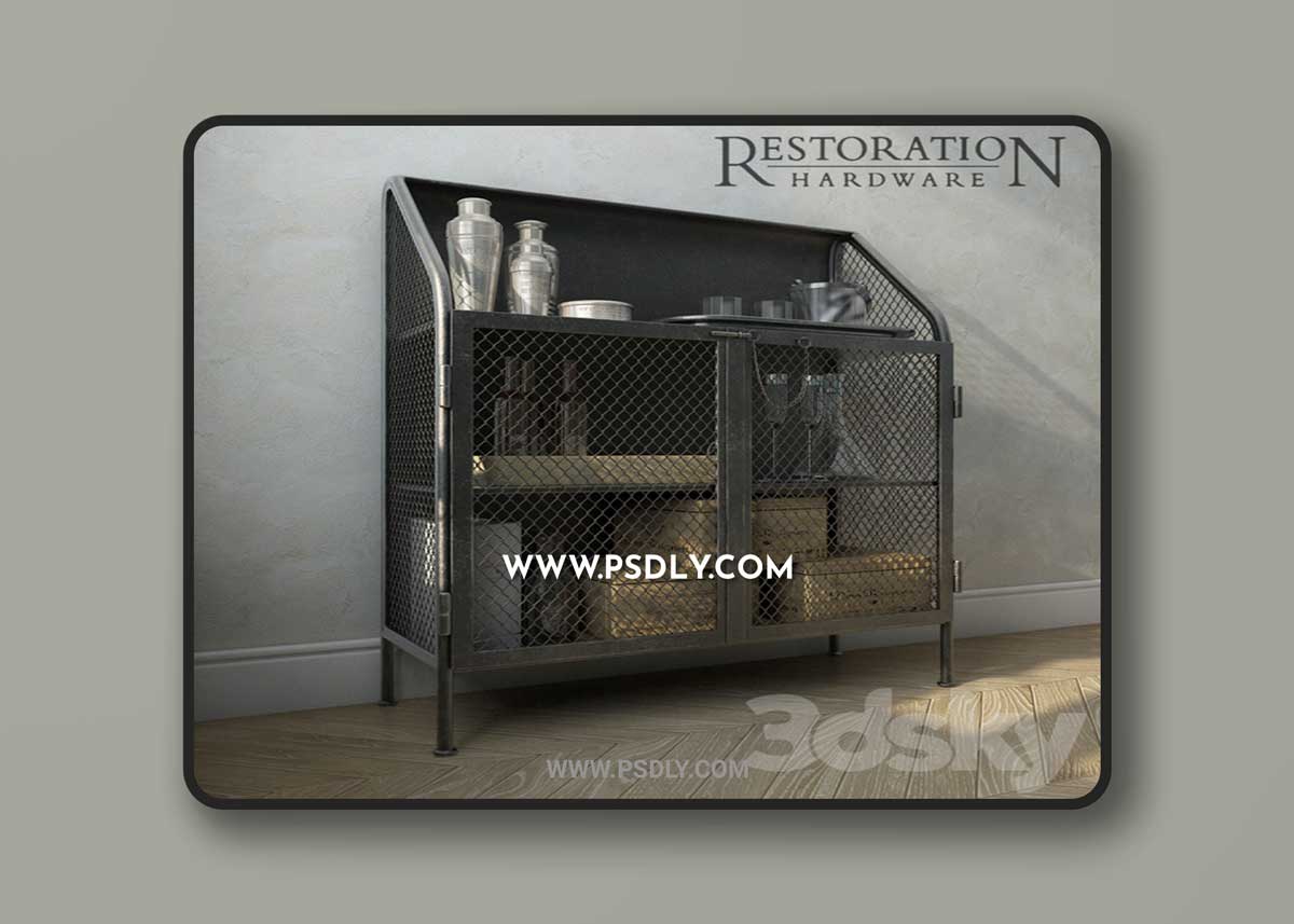 Bar Restoration Hardware 3D Model