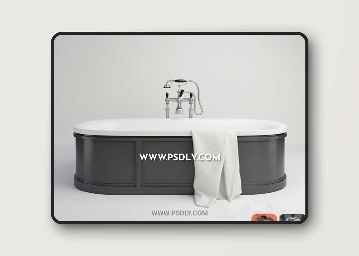 Bath Traditional Bathrooms CAMBRIDGE 3D Model